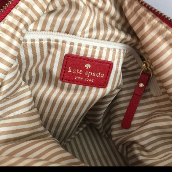 Authentic Kate Spade beautiful red ♥ leather purse - Picture 5 of 7